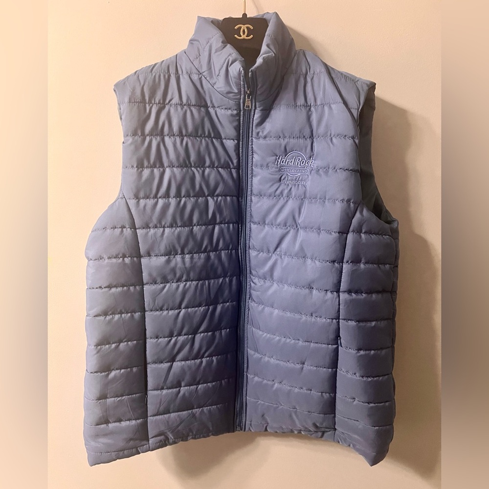 Hard Rock Hotel & Casino Blue Quilted Vest